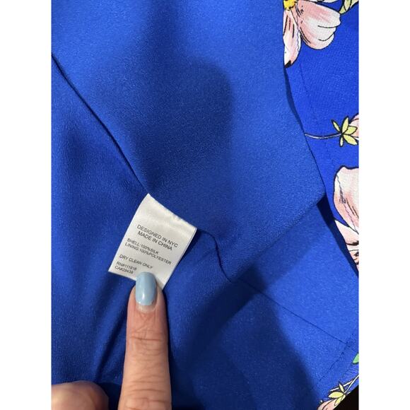 Yumi Kim Kennedy Wrap Dress Blue Floral Size Small - Picture 7 of 8